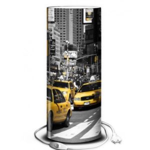 EMPIRE – Lampe de Chevet 30 cm – Motifs Taxis à New York