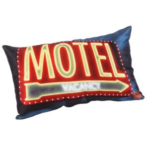 MOTEL – Coussin 30 x 50 cm – Imprimé Vintage US