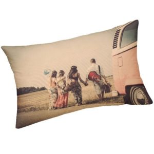 BOHO – Coussin 30 x 50 cm – Imprimé Bohème Fille Hippie