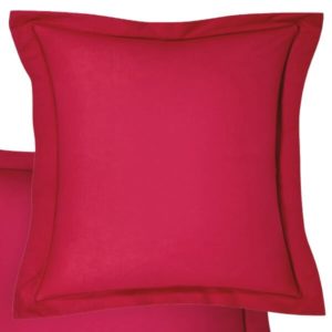 CARMIN – Taie d&rsquo;Oreiller Carrée 63 x 63 – Linge de lit Uni