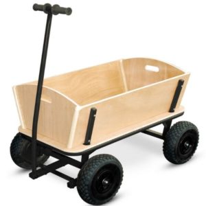 SAUMUR – Chariot de Courses en Bois XXL avec Poignée