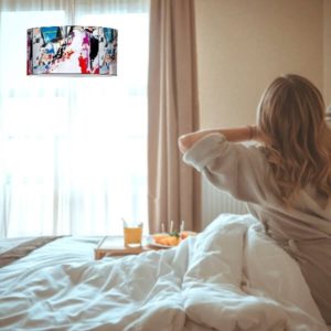 SOREDE – Suspension Ronde – Plafonnier Imprimé Coloré