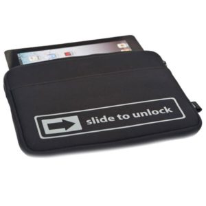 COVER – Housse de Tablette en Néoprène Noir – Etui Ipad