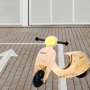 PIANA – Scooter de Course Enfant – Draisienne Vespa en Bois