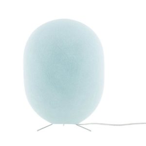 OASIS – Lampe de Chevet 36 cm – Forme Ovale – Cocon Bleu