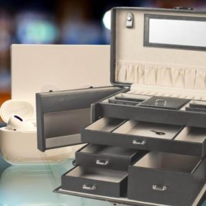 BARRAIA – Coffret à Bijoux – Grande Boîte – Valisette Noire