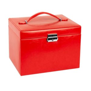 MALA – Coffret à Bijoux Chic – Valisette Rouge à Tiroirs