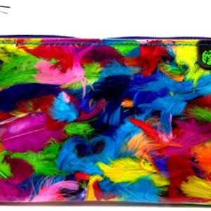 Trousse à crayons XICO PLUMAS aux plumes colorées