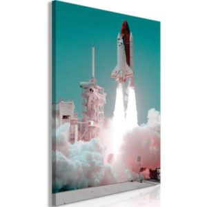 SAKARI – Tableau 40 x 60 cm – Décollage Fusée Spatiale