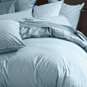 LANDRY – Drap Plat 240 x 300 cm – Percale – Uni Bleu
