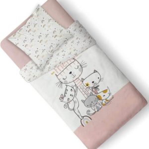 PULKA – Housse de Couette 140 x 200 – Linge de Lit Enfant