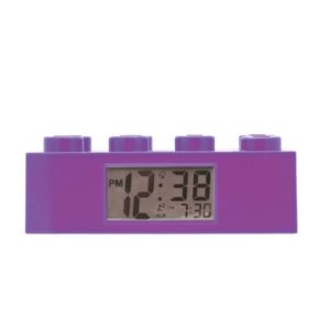 REVEIL Enfant – Brique Mauve Type Jeux de Construction