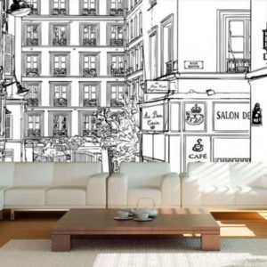 VILLE – Papier Peint Panoramique – Largeur 400 cm