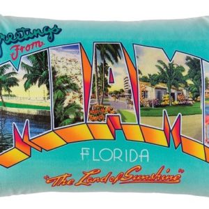 MIAMI Housse de coussin 35×55 cm