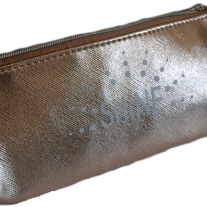 SHINE – trousse à crayons triangulaire irisée champagne